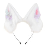 Y5GC Bendable Cats Ear Hairband Plush Animal Ear Hairband For Anime Enthusiasts Roleplay and Halloween Party DressingUp Props