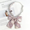 Fashion JK Bowtie Women College Student Collar Tie Cotton Plaid Bowknot Lolita Girls Adjustable Butterfly Anime Cosplay Cravat