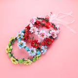 Headband Fashion Headdress New Hair Hoop Bride Wedding Floral Tiara Headband Women Headwear Flower Crowns Headband Rose Flower