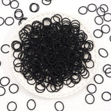 100PCS Baby Hair Ties, 36 Multicolors 2cm in Diameter No Crease Finger Rubber Hair Elastics,Small Thin Hair Ponytail Holders Hai