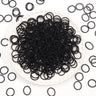 100PCS Baby Hair Ties, 36 Multicolors 2cm in Diameter No Crease Finger Rubber Hair Elastics,Small Thin Hair Ponytail Holders Hai