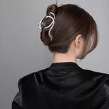 Woman Silver/Gold Irregular Hairpins Punk Style Metal Hair Claws Barrettes Women Hair Accessories Ponytail Hair Clips Headwear