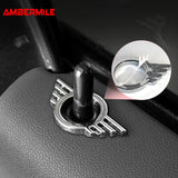 1 piece Metal for Mini Cooper One S F55 F56 F57 F60 R55 R56 R57 Countryman Car Door Lock Pin Wing Emblem Badge Decal