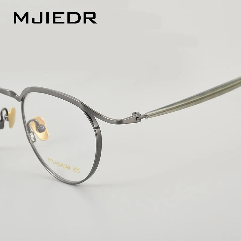 Top Quality Acetate Titanium Optical Glasses Frame Luxury Vintage Computer Eyeglasses Designer Ultra-Light  Eyewear