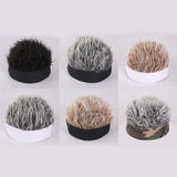 Baseball Cap Men Women Beanie Wig Hat Fun Short Hair Caps Breathable Soft for Party Toupee Hats Outdoor