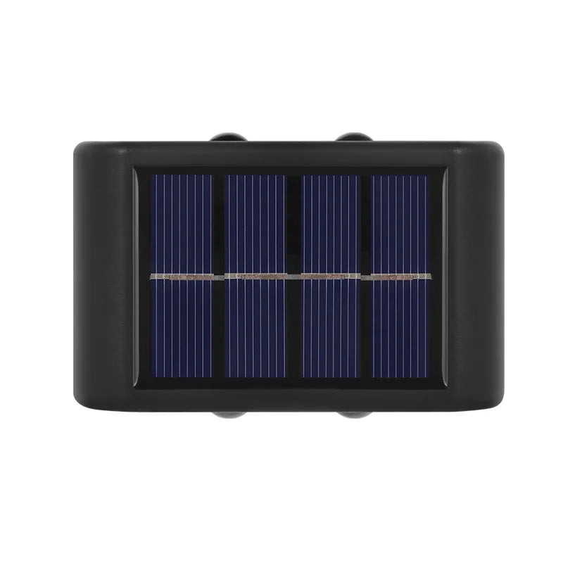 Courtyard Wall Decorative Lights Household Outdoor Lighting Luminaires Solar Convex Mirror Up And Down Light Wall Lamps