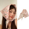 Flower Headscarf Headbands Knitting Hairband For Women Bandanas Headwear Fashion Girls Headband Hair Accessories