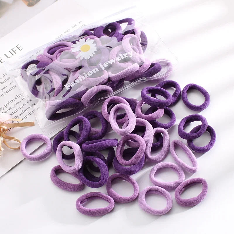 Cute Elastics Rubber Hair Bands Women Scrunchie Girls Hair Gum Ties Headbands Hair Bobbles Accessories For Children Kids Baby