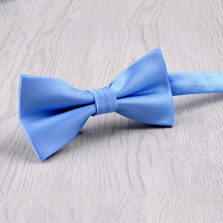 RBOCOTT Solid Bow Ties for Men Plain Party Wedding Bowtie Candy Color Bowknot Red Green Black Blue Bow TieWholesale Accessory