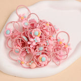 Baby Girls Small Tie Head Rope Children's Rubber Band Does Not Hurt Hair Elastic Hair Bands Kids Hair Chirp Scrunchies Headdress