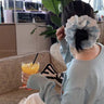 Oversize Women Lace Scrunchies Elastic Hair Bands Ponytail Holder Tie Hair Hoop Scrunchy Rubber Band Women Hair Accessories