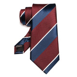 EASTEPIC Men's Gifts of Striped Ties Red Neckties for Gentlemen in Fine Apparel Fashionable Accessories for Social Occasions