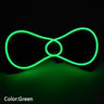 LED Acrylic Bow Tie Light up LED Men Bow Tie Luminous Bow tie Costume Men Ties DJ Dance Glow Decoration Novelty Gift LED Cravat