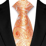 Men's Classic Paisley Tie Luxury Floral Dot 8cm Jacquard Neck Tie Necktie For Men Business Wedding Party Daily Wear Accessory