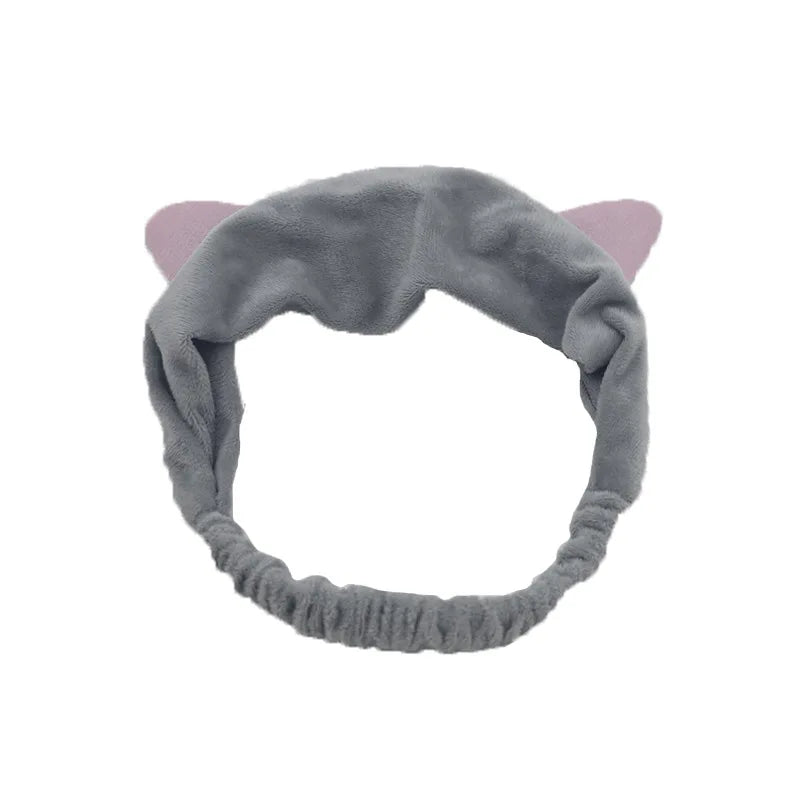 Headband For Washing Wash Face Rabbit makeup Hairbands Girls Elastic Holder Hair Strap Bands Ears Turban Hair Accessories