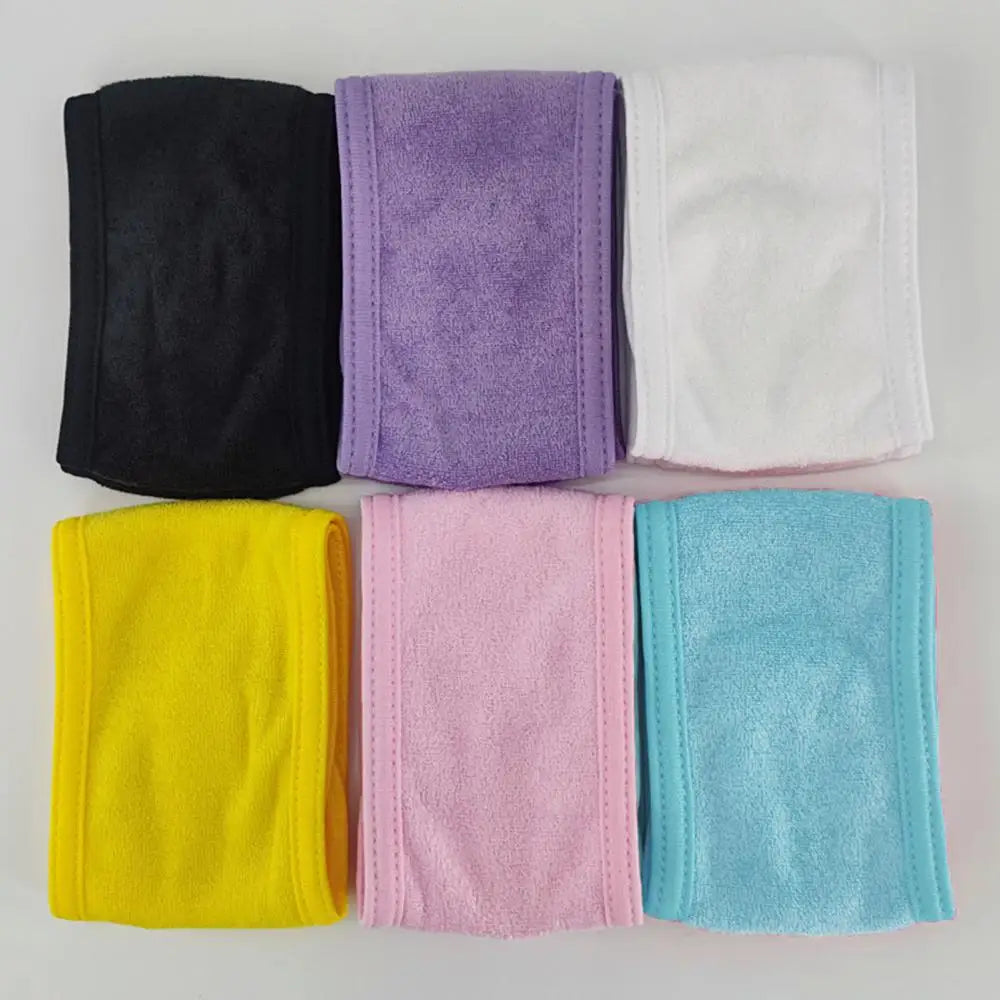 Face Headbands For Women Fleece Hair Bands Wide Hairband Yoga SPA Bath Wash Face Headband Makeup Shower Skincare Headband