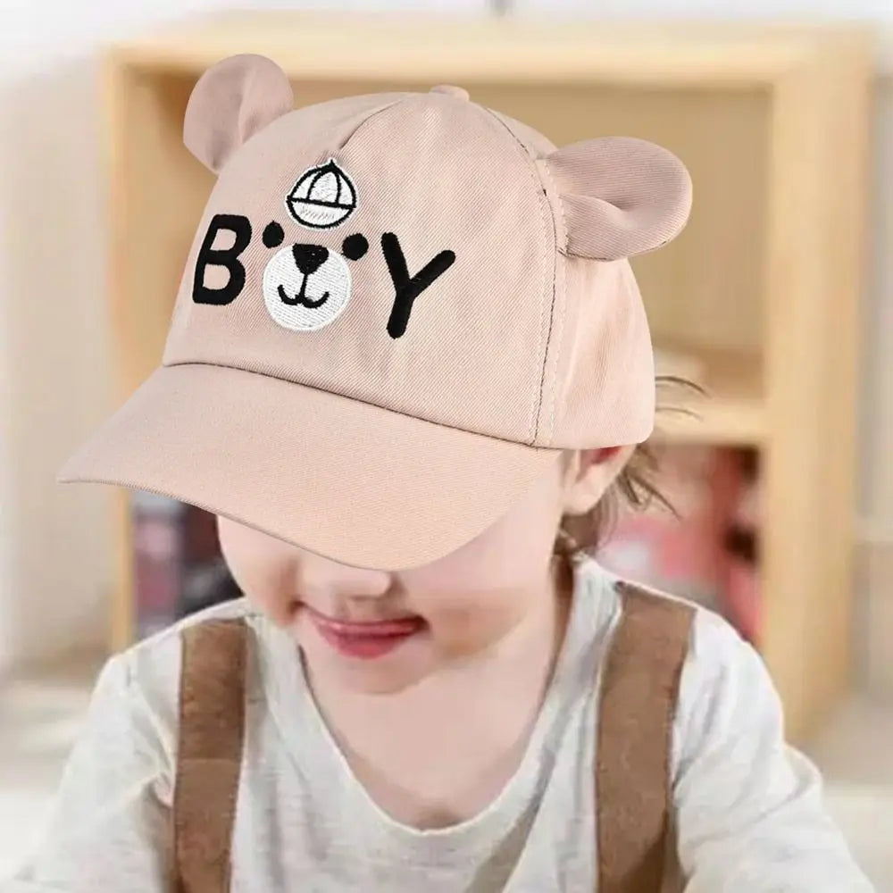 Spring Summer Cartoon Baby Baseball Cap Kids Boys Girls Sun Hat Outdoor Toddlder Children Adjustable Cap Peaked Caps