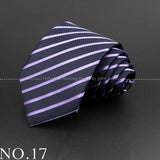 New Design Wedding Men Tie Purple Solid Striped Paisley Flower Neckties Men Business Dropshipping Groom Collar Accessories Gift