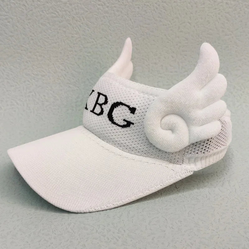 2023 New Kids Sun Hats Children Summer Visors Cute Rabbit Wings Bunny Hat Summer Hat for Kids Boys Girls Hats 3-12years Old