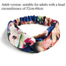 European and American silk elastic elastic cross headband, stylish, simple and versatile headband for parents and children