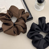 1pcs Women Silk Satin Scrunchies Korean Ladies Girls Korean Elastics Hair Band Ponytail Hold Hair Tie Satin Hair Accessories