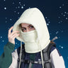 Plush Warm Hat Thickned Beanies Cap Outdoor Windproof Scarf One-Piece Hat Hood Cover Fleece Hat for Cycling Running Waterproof