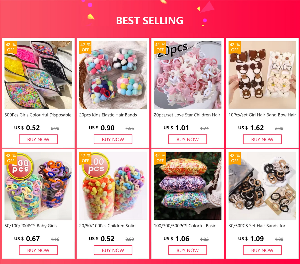 20pcs Kids Elastic Hair Bands Girls Plush Ball Rubber Band For Children Sweets Scrunchie Hair Ties Clip Baby Hair Accessories