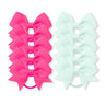 10Pcs/lot Grosgrain Ribbon Pigtail Hair Bows Elastic Hair Ties Hair Bands Holders Girls Baby Hair Accessories for Baby Infants