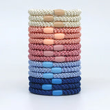 Hair Ties for Girls Women,  15 Pcs Elastics Hair Bands Ponytail Holders for Thick Hair, No Damage No Crease Hair Elastics