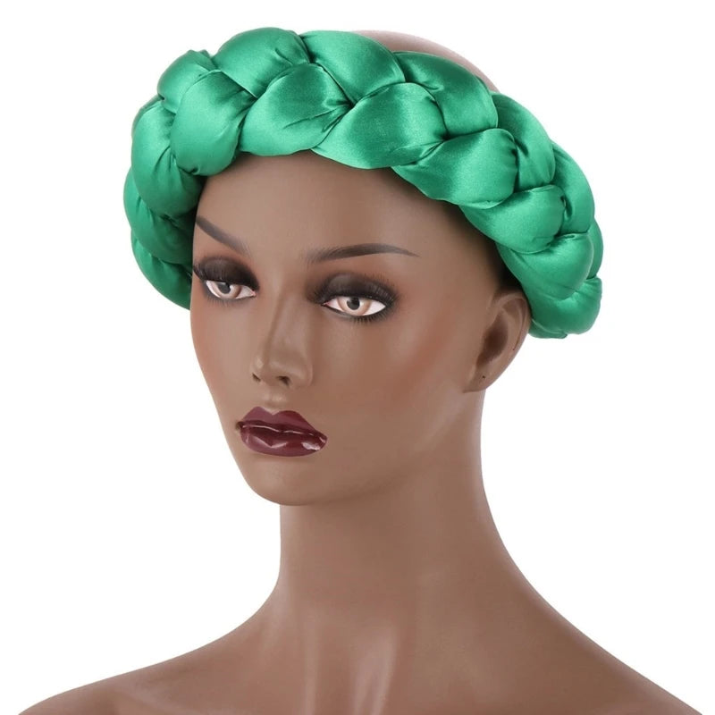 Twisted Hair Band Office Headbands Party Hairband Latest Satins Sports Headwear for Stylish Men and Women