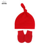 Newborn Baby Hat with Gloves Autumn Winter Warm Cotton Kids Beanies Stuff Children Accessories Infant Nightcap 0-6 Months Babies