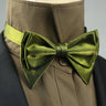 4 Styles Solid Color Black White Wine Bow Ties New Ribbon Gilded Butterfly Double Layered Wedding Party Bowknot Tuxedo Cravat