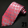 EASTEPIC 10 cm Wide Ties for Men in Business Suits Men's Necktie Jacquard Accessory Quality Print Pure Silk Wedding Party