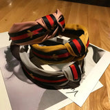 2025 New Fashion Hairband Headband For Women Fashion Turban Striped Hair Band Bee Pattern Print Hair Accessories