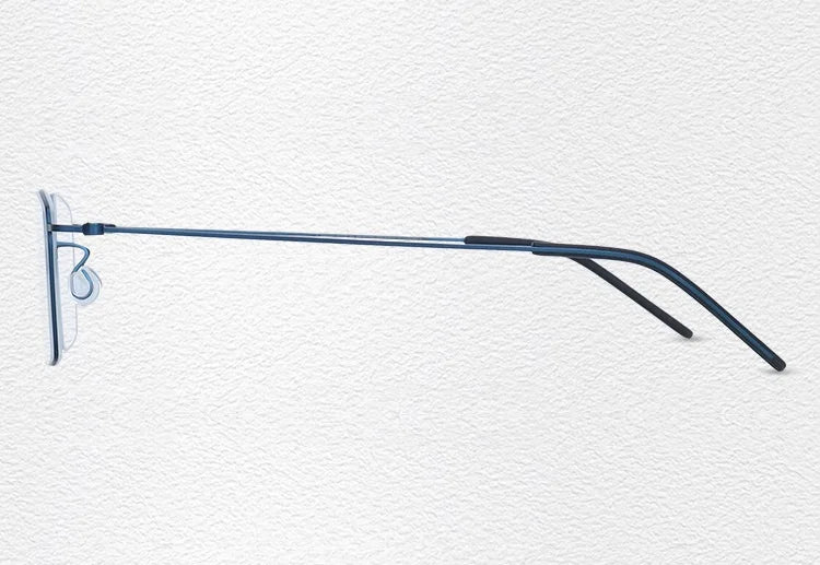 Pure Titanium Glasses Frame Men Women Eyewear Frames Eyeglassess Square Business Classic Design Screwless Denmark Brand