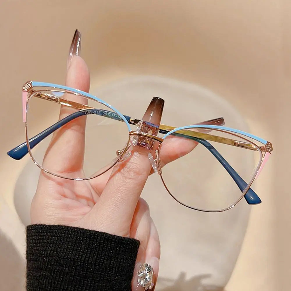 Blue Light Blocking Women Designers Eyeglasses Optical Spectacle Computer Eye Protection Glass Fashion Eyewear