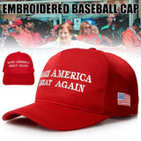2025 Donald Trump Merchandise American Trucker Hat MAGA Slogan USA Flag KAG President 45-47 Baseball Cap