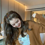 New Double Band Headbands for Women Hairstyle Fashion Non-Slip Hair Bands with Clips  Bezel Hair Hoop Hair Headwear 머리띠