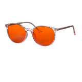 red glasses red blue light glasses for better sleep blue light blocking glasses orange lenses Tr90  women eyeglasses SH2022