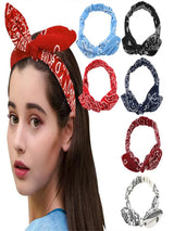 New Women Suede Soft Solid Print Headbands Vintage Boho Cross Knot Elastic Hairbands Bandanas Girls Hair Bands Hair Accessories