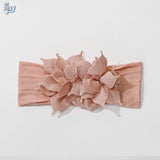 Newborn Baby Girl Headbands Baby Elastic Hair Band Head Flower Toddler Headband Cute Headwear Kids Accessories Nylon Hairban