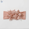 Newborn Baby Girl Headbands Baby Elastic Hair Band Head Flower Toddler Headband Cute Headwear Kids Accessories Nylon Hairban