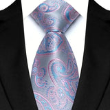 Men's Classic Paisley Tie Luxury Floral Dot 8cm Jacquard Neck Tie Necktie For Men Business Wedding Party Daily Wear Accessory