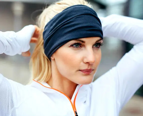Summer Sports Yoga Headbands for Women Simple Adjustable Men Running Absorb Sweat Elastic Hair Bands Solid Headband Wholesale