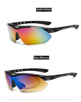 Cycling Glasses For Men's Women Men Outdoor Sports Bicycle Sunglasses MTB Road Goggles Eyewear 5 Lens Bike Equipment Driving