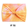 Tie Dye Headbands for Women Wide Turban Headwrap Knotted Vintage Hairbands Cotton Bandanas Bandage Headscarf Hair Accessories