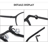 2023 Titanium Glasses Frame for Men Women Vintage Round Myopia Optical Eyewear Screwless Prescription Eyeglasses Frame Spectacle