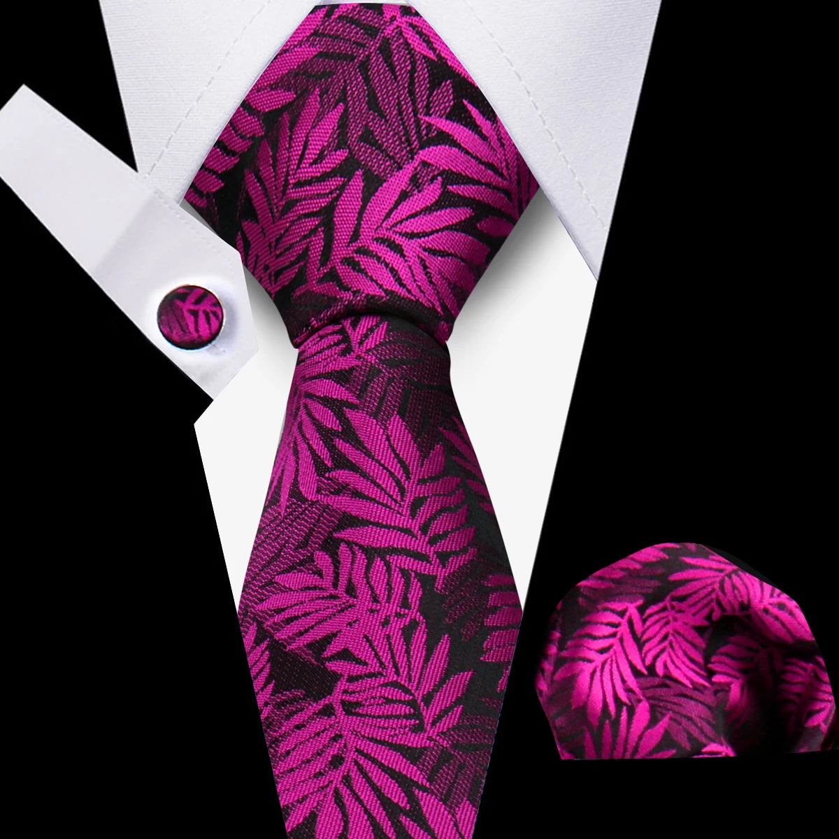 Men Neckties Tie Classic Handkerchiefs Plaid Necktie Cufflinks For Men Blouse Business Wedding Accessories Woman Collar Man Gift