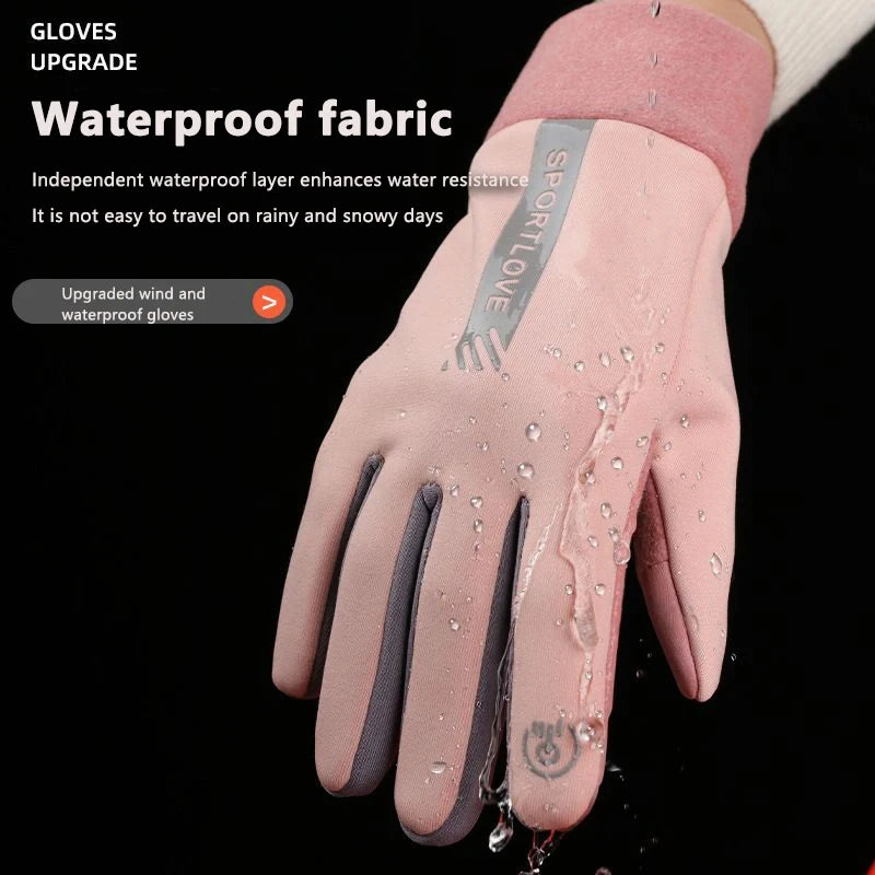 NEW Winter gloves men women Windproof Non-slip Touch Screen Warm Mittens,For Outdoor Cycling,Driving,Skiing,Running