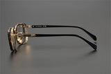 Exquisite Titanium Handmade Glasses Frame Mens Women Retro Square Spectacle Frames Eyeglasses Japanese Design Oval Round Eyewear